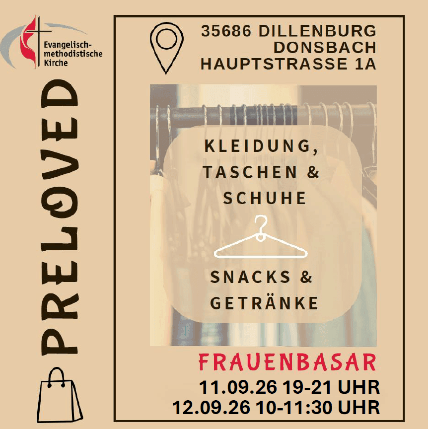 PRELOVED Frauenkleiderbasar September 2026
