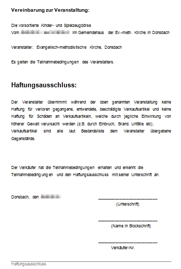 Haftungsausschluss